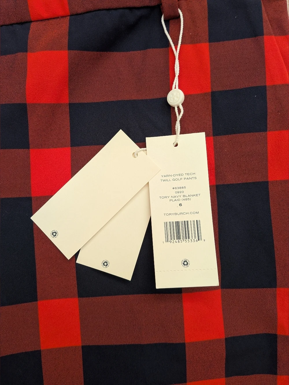 NWT Tory Burch Twill Golf Pants 6